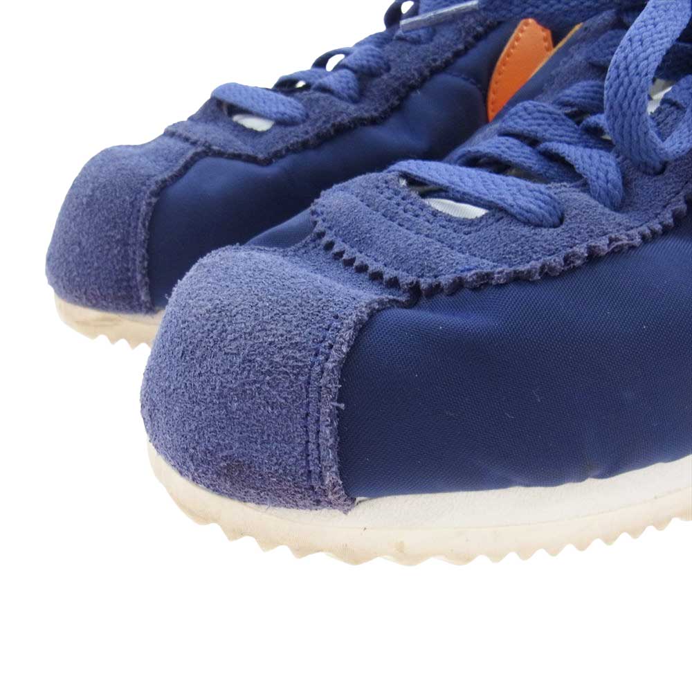 NIKE ナイキ 807472-483 CLASSIC CORTEZ NYLON クラシック コルテッツ ナイロン スニーカー ネイビー系 オレンジ系 26.5cm【中古】