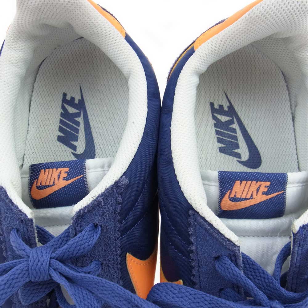 NIKE ナイキ 807472-483 CLASSIC CORTEZ NYLON クラシック コルテッツ ナイロン スニーカー ネイビー系 オレンジ系 26.5cm【中古】