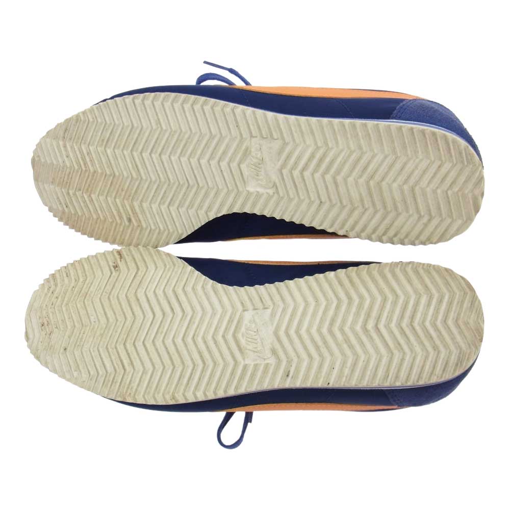 NIKE ナイキ 807472-483 CLASSIC CORTEZ NYLON クラシック コルテッツ ナイロン スニーカー ネイビー系 オレンジ系 26.5cm【中古】
