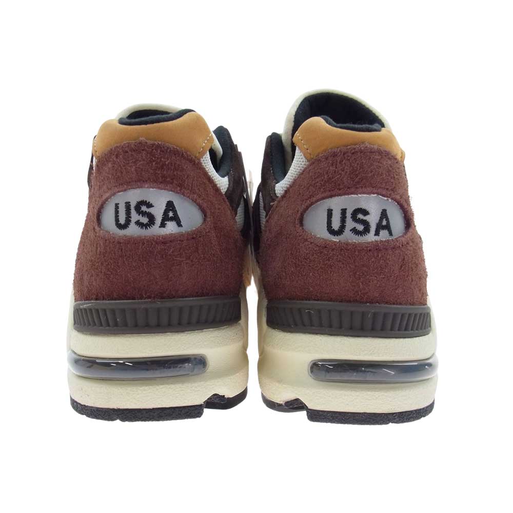 NEW BALANCE ニューバランス M990BB2 USA 製 990 V2 BB2 ローカット スニーカー ブラウン系 27.5cm【新古品】【未使用】【中古】