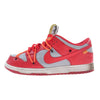 NIKE ナイキ CT0856-600 × OFF-WHITE DUNK LOW LTHR OW オフホワイト ダンク ローカット スニーカー レッド系 グレー系 28cm【中古】