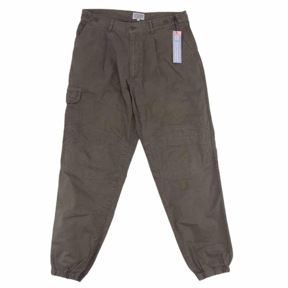 シーイー CAVEMPT 二ーパッチ カーゴ ミリタリー パンツ ブラウン系 XL【新古品】【未使用】【中古】