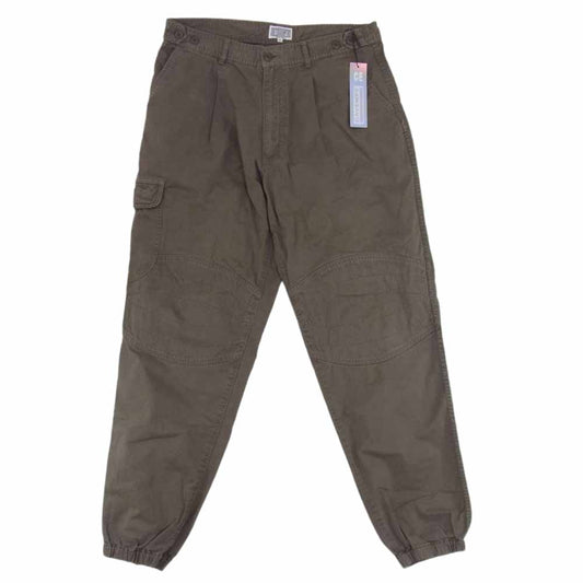 シーイー CAVEMPT 二ーパッチ カーゴ ミリタリー パンツ ブラウン系 XL【新古品】【未使用】【中古】