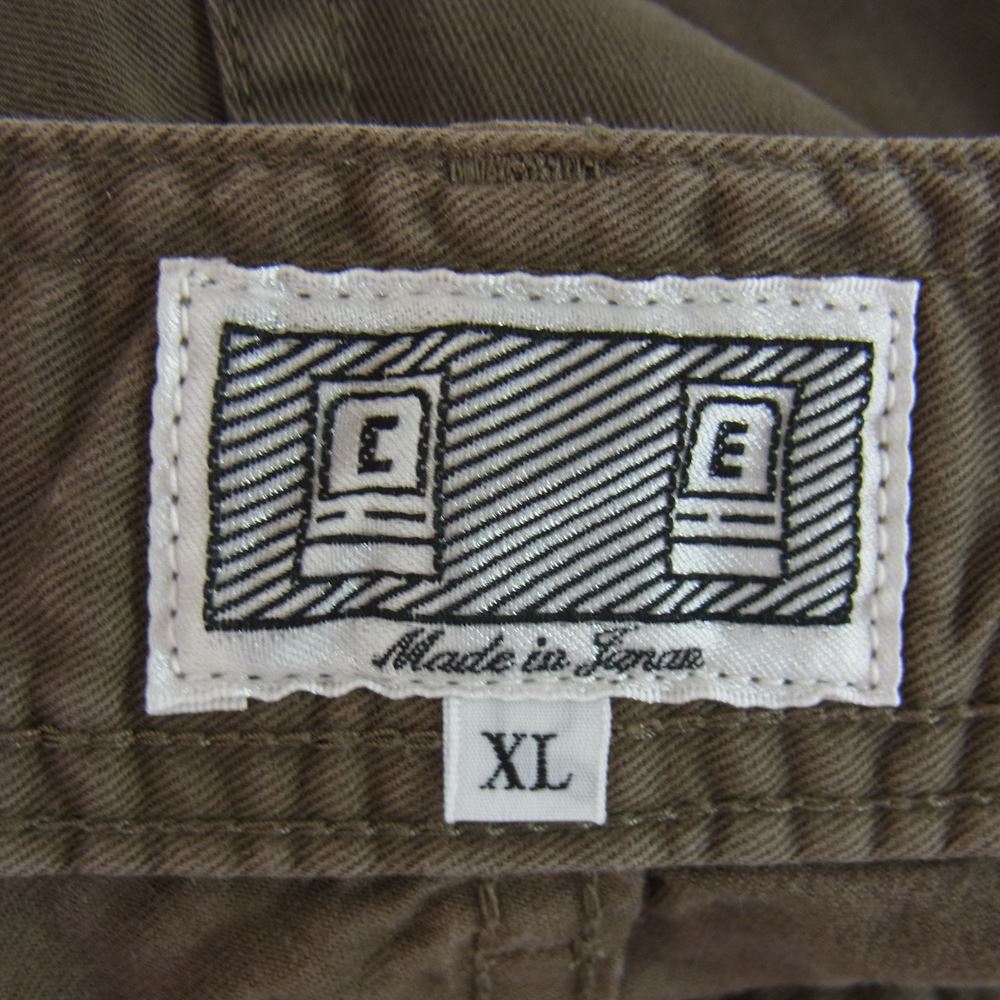 シーイー CAVEMPT 二ーパッチ カーゴ ミリタリー パンツ ブラウン系 XL【新古品】【未使用】【中古】