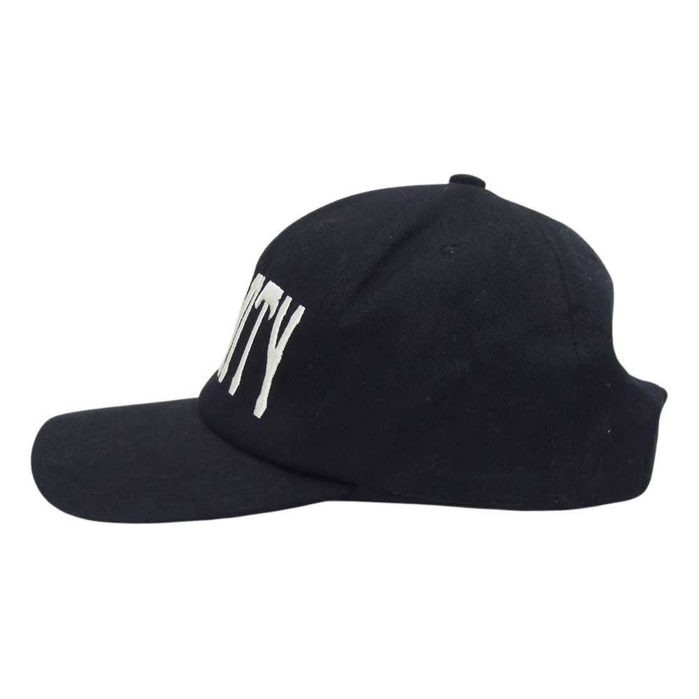 SAINT MICHAEL セントマイケル 23SS SM-S23-0000-071 ETERNITY CAP エタニティ 刺繍 キャップ 帽子 ブラック系【新古品】【未使用】【中古】