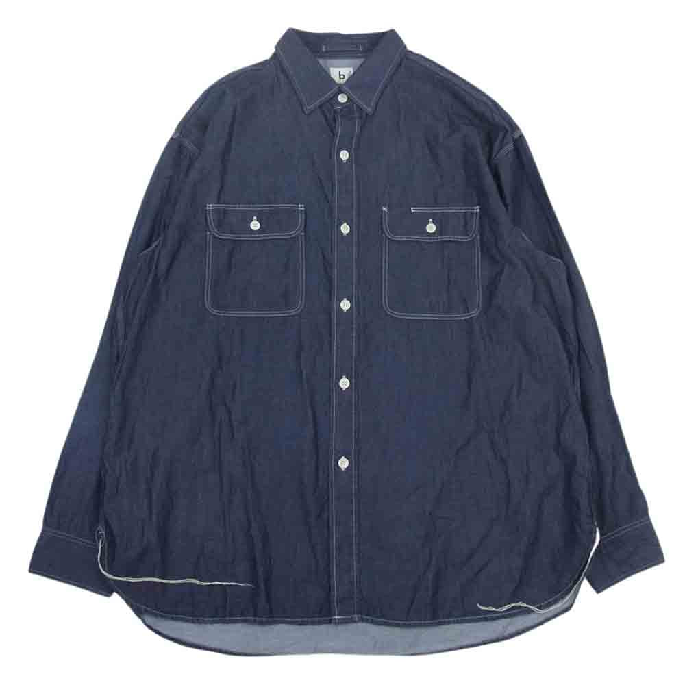 ブラームス ROOTS21SWLT1-I ROOTSTOCK for WILD LIFE TAILOR EX DENIM SHIRT ルーツストック ワイルド ライフ テーラー デニム 長袖 シャツ インディゴブルー系 3【中古】