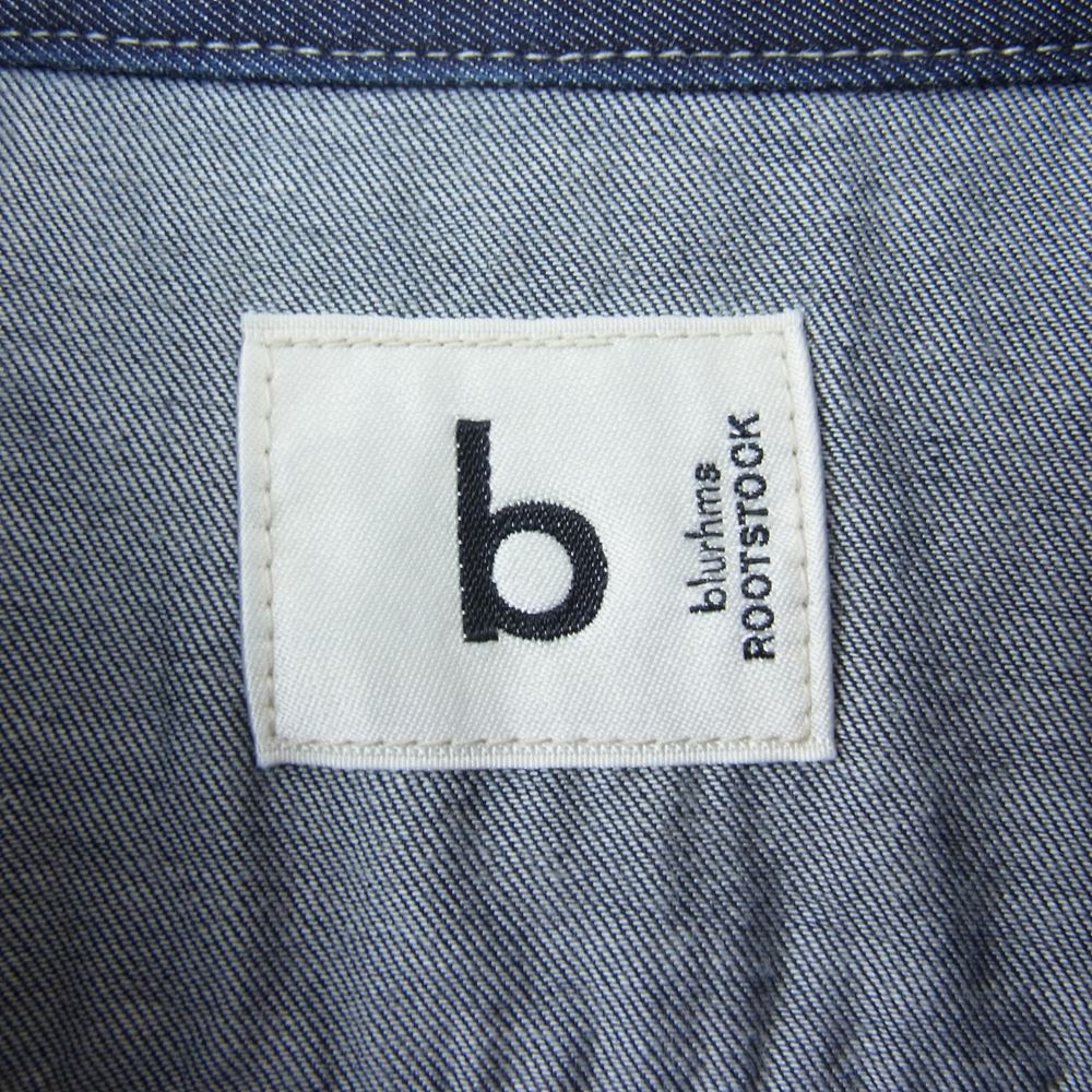 ブラームス ROOTS21SWLT1-I ROOTSTOCK for WILD LIFE TAILOR EX DENIM SHIRT ルーツストック ワイルド ライフ テーラー デニム 長袖 シャツ インディゴブルー系 3【中古】