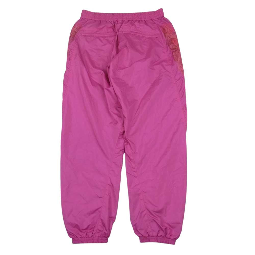 ダブレット 19AW CHAOS EMBROIDERY TRACK PANTS カオス エンブロイダリー 刺繍 ナイロン トラック パンツ ピンク系 S【美品】【中古】