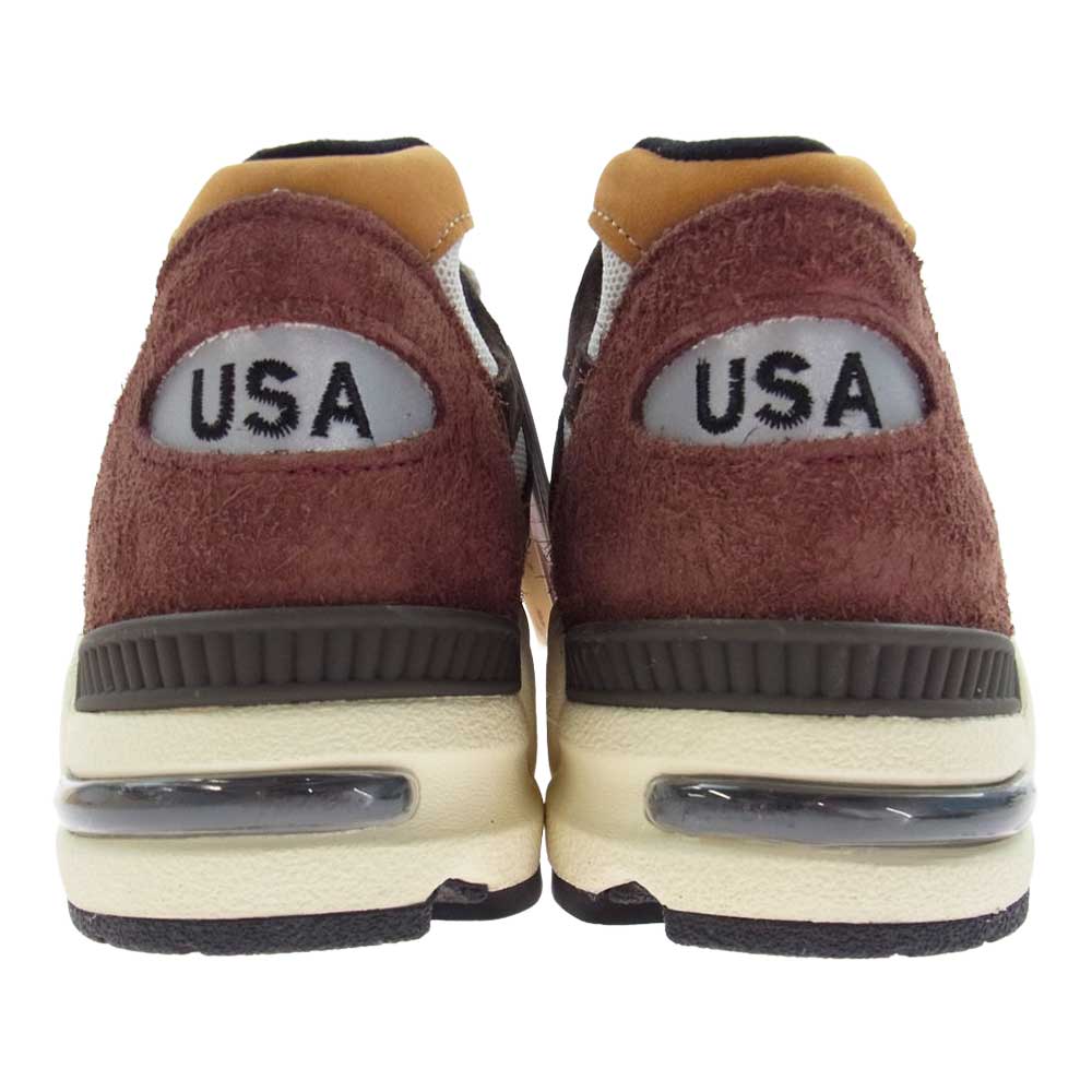 NEW BALANCE ニューバランス M990BB2 USA製 990 v2 スエード メッシュ ローカット スニーカー 27cm【新古品】【未使用】【中古】