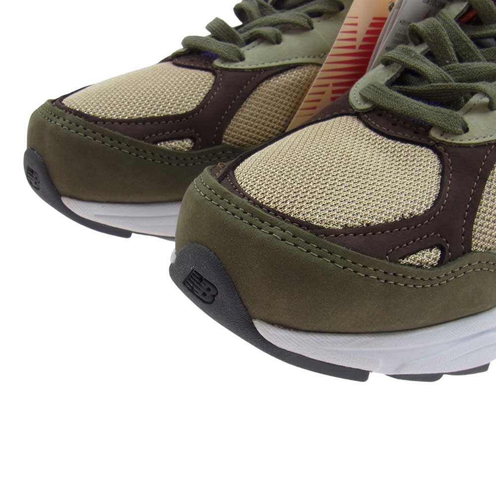NEW BALANCE ニューバランス M990BT3 USA製 990 V3 ヌバック メッシュ ローカット スニーカー 27cm【新古品】【未使用】【中古】