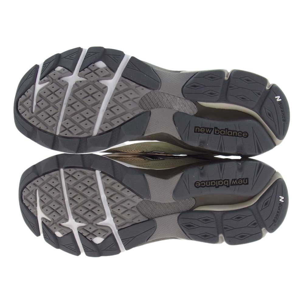 NEW BALANCE ニューバランス M990BT3 USA製 990 V3 ヌバック メッシュ ローカット スニーカー 27cm【新古品】【未使用】【中古】