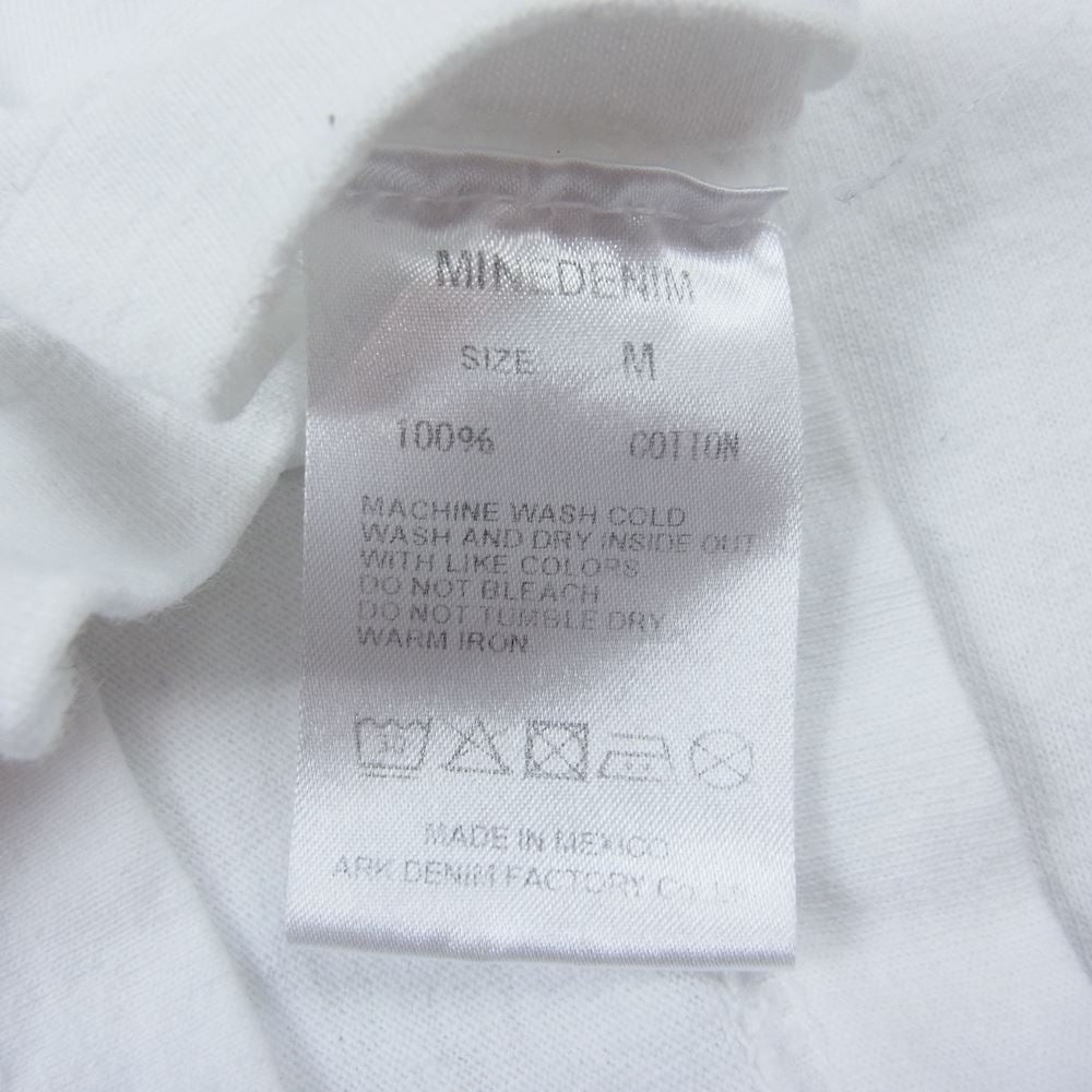 MINEDENIM マインデニム MND-NV001-00-M2 × NIRVANA ニルヴァーナ NEVERMIND Tee フォト プリント 半袖 Tシャツ ホワイト系 M【中古】