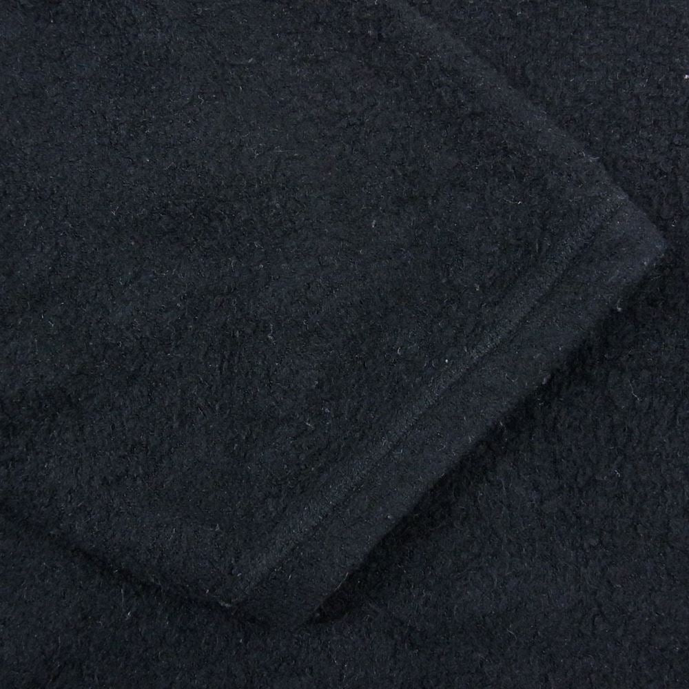 COMOLI コモリ 19AW Q03-05017 シルク プルオーバー フリース トップ ブラック系 2【中古】