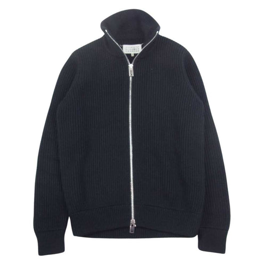 MAISON MARGIELA メゾンマルジェラ 15AW S30GP0173 S15379 14ライン フルジップ ドライバーズ ニット ブラック系 S【中古】