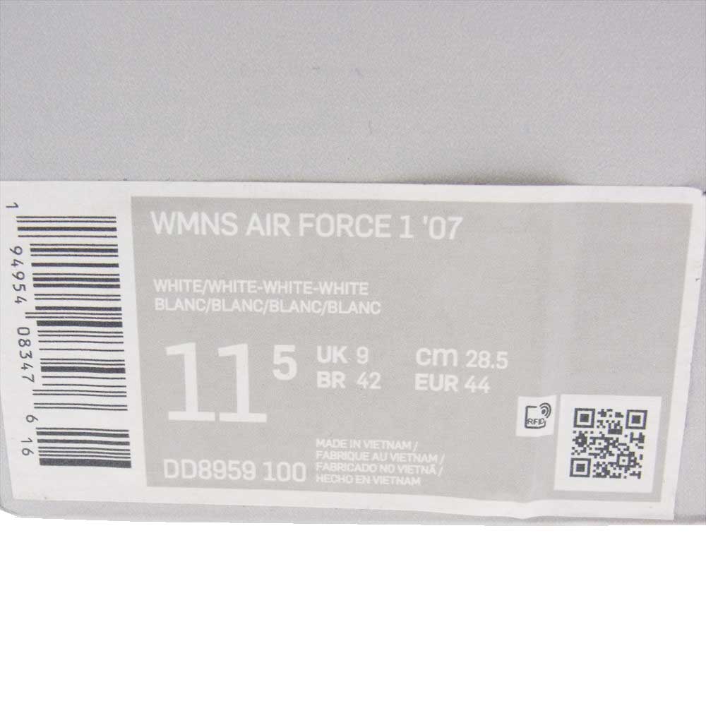 NIKE ナイキ DD8959-100 WMNS AIR FORCE 1 '07 エアフォース スニーカー ホワイト系 28.5cm【中古】