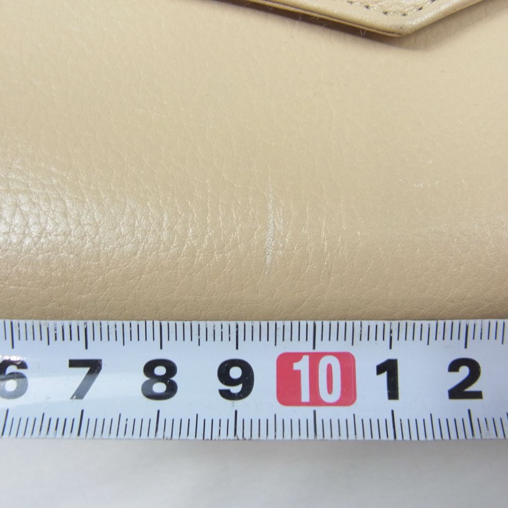 ミラショーン  90s ヴィンテージ 2WAY ハンドバッグ ショルダー フラップ 底鋲 ベージュ系【中古】