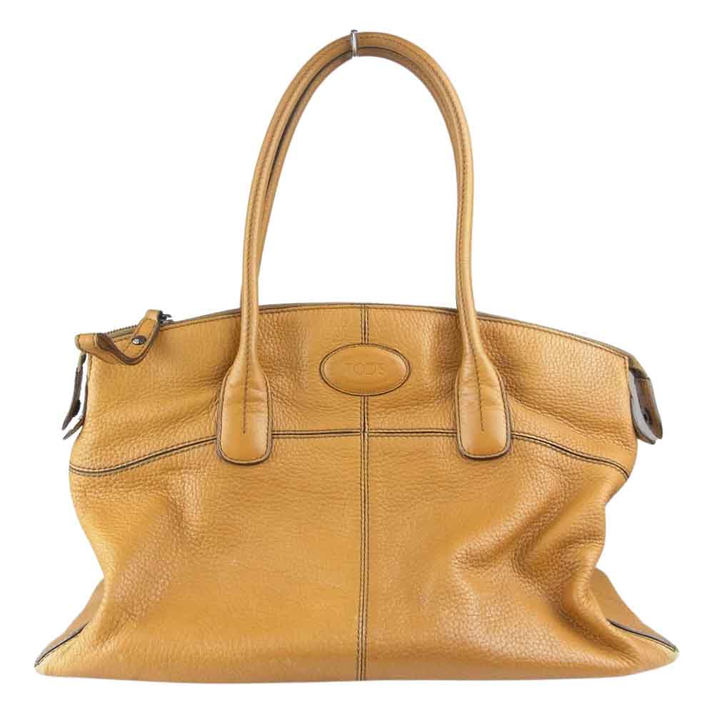 TOD’S トッズ レザー ハンドバッグ ブラウン系【中古】