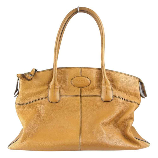 TOD’S トッズ レザー ハンドバッグ ブラウン系【中古】