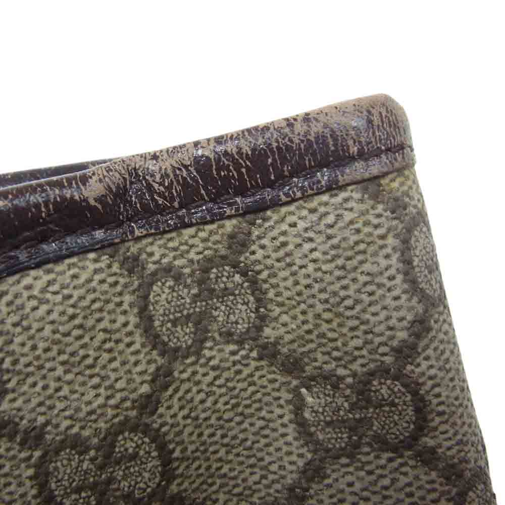 GUCCI グッチ 181086 491403 GGプラス GGスプリーム ハンドバッグ トートバッグ  ブラウン系【中古】