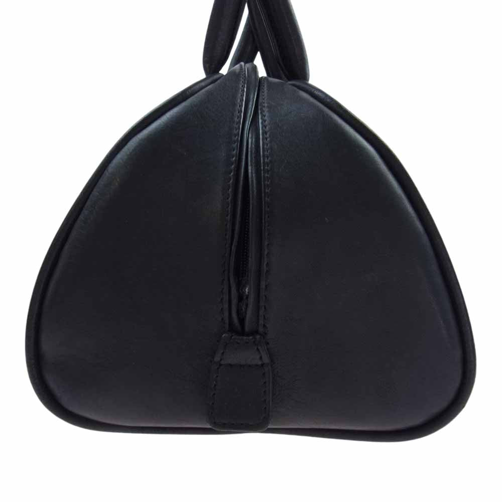 CHANEL シャネル ビッグ ココマーク レザー ハンドバッグ ミニボストンバッグ ボーリングバッグ  ブラック系【中古】