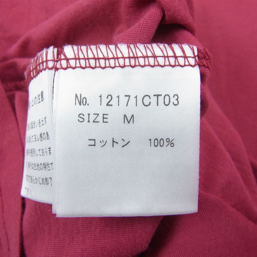 HYSTERIC GLAMOUR ヒステリックグラマー 12171CT03 × PLAY BOY プレイボーイ ガール プリント ロゴ 半袖 Tシャツ レッド レッド系 M【中古】