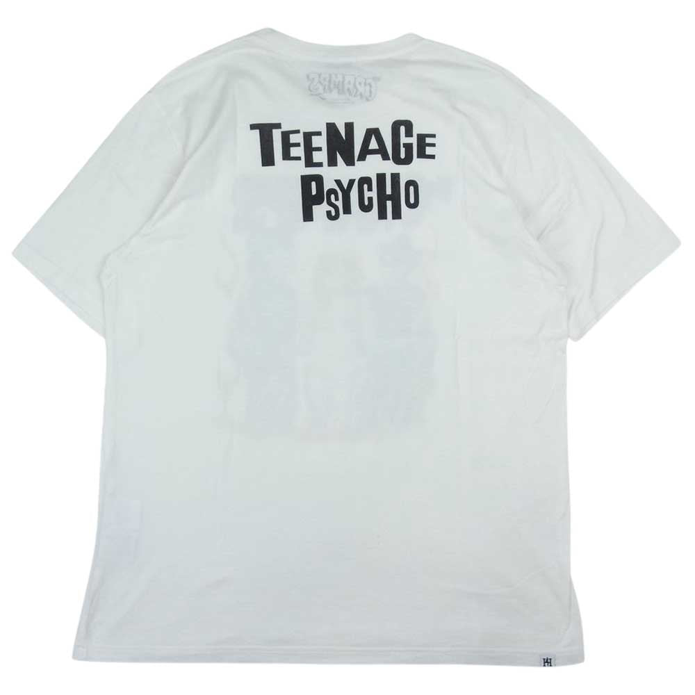 HYSTERIC GLAMOUR ヒステリックグラマー 02191CT15 THE CRAMPS TEENAGE PSYCHO 半袖 Tシャツ ホワイト系 L【中古】