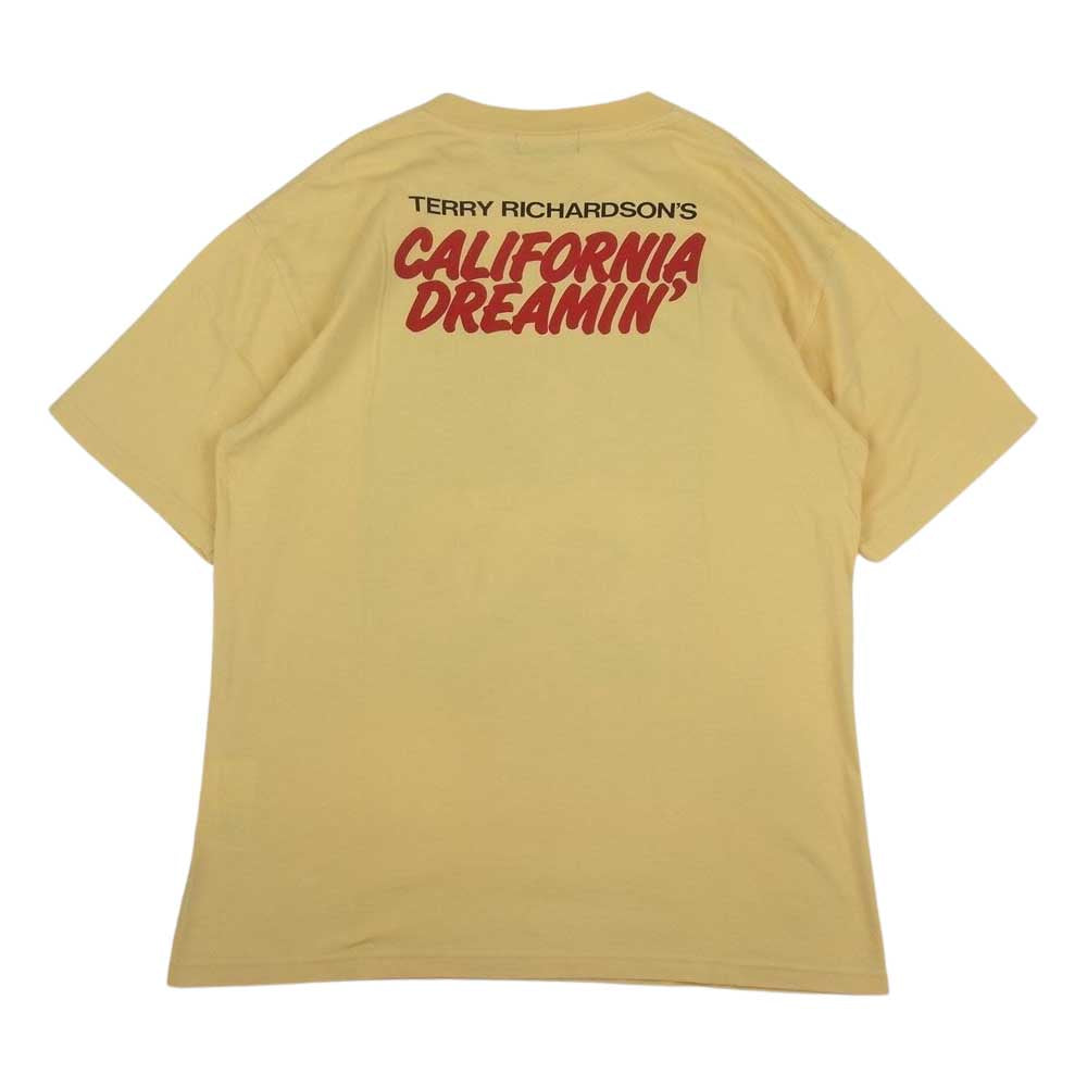 HYSTERIC GLAMOUR ヒステリックグラマー 12171CT01 × PLAY BOY プレイボーイ ガール プリント 半袖 Tシャツ イエロー イエロー系 M【中古】