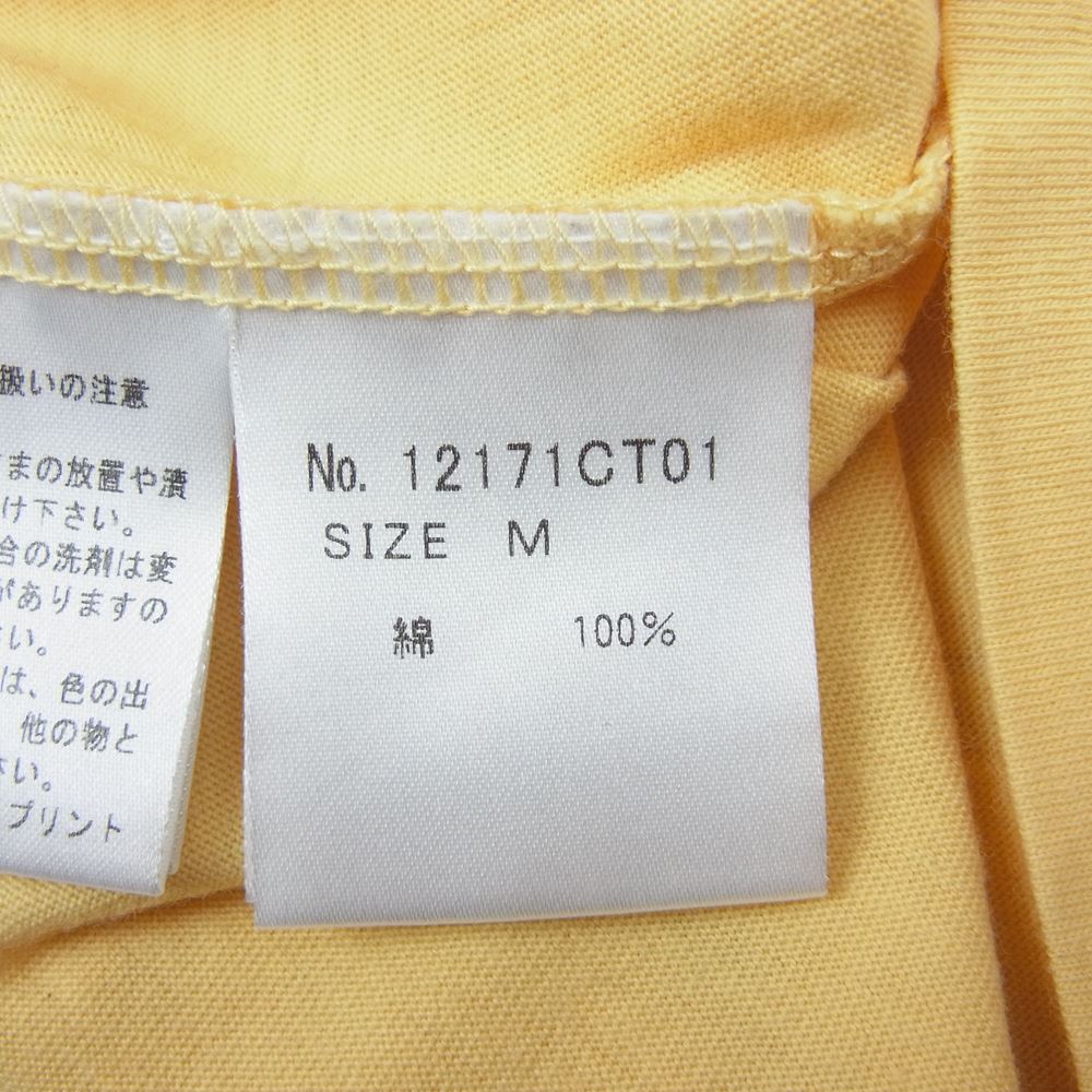 HYSTERIC GLAMOUR ヒステリックグラマー 12171CT01 × PLAY BOY プレイボーイ ガール プリント 半袖 Tシャツ イエロー イエロー系 M【中古】