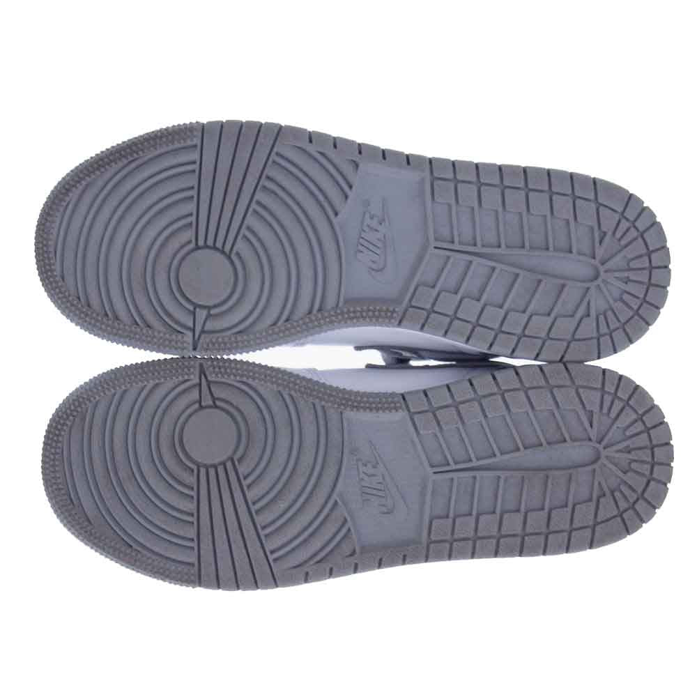 NIKE ナイキ 575441-037 GS Air Jordan 1 High OG GS エアジョーダン1 ハイ OG ステルス スニーカー グレー系 ホワイト系 23.5cm【中古】