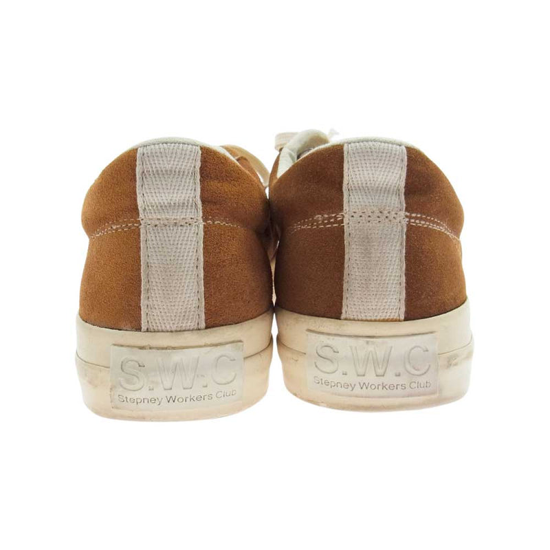 ステファニーワーカーズクラブ Dellow Suede TAN スエード タン ローカット スニーカー ブラウン系 43【中古】