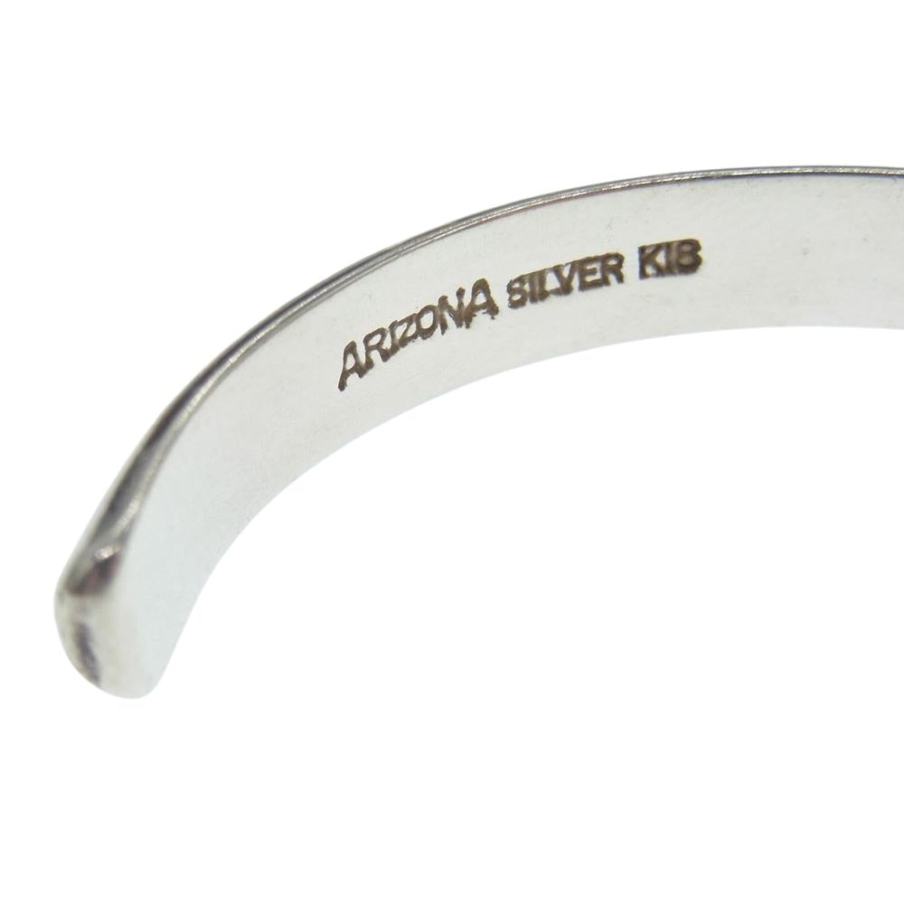 ARIZONA FREEDOM アリゾナフリーダム K18 金メタル付き 太陽神 唐草 バングル シルバー系【中古】