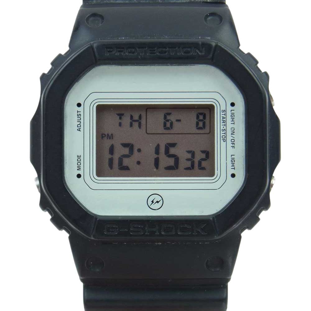 CASIO G-SHOCK カシオ ジーショック DW-5600VT × FRAGMENT DESIGN × UCS 10th ANNIVERSARY フラグメント デザイン ジーショック ユーシーエス 10周年記念クォーツ 腕時計 ブラック系【中古】