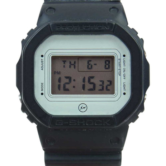 CASIO G-SHOCK カシオ ジーショック DW-5600VT × FRAGMENT DESIGN × UCS 10th ANNIVERSARY フラグメント デザイン ジーショック ユーシーエス 10周年記念クォーツ 腕時計 ブラック系【中古】