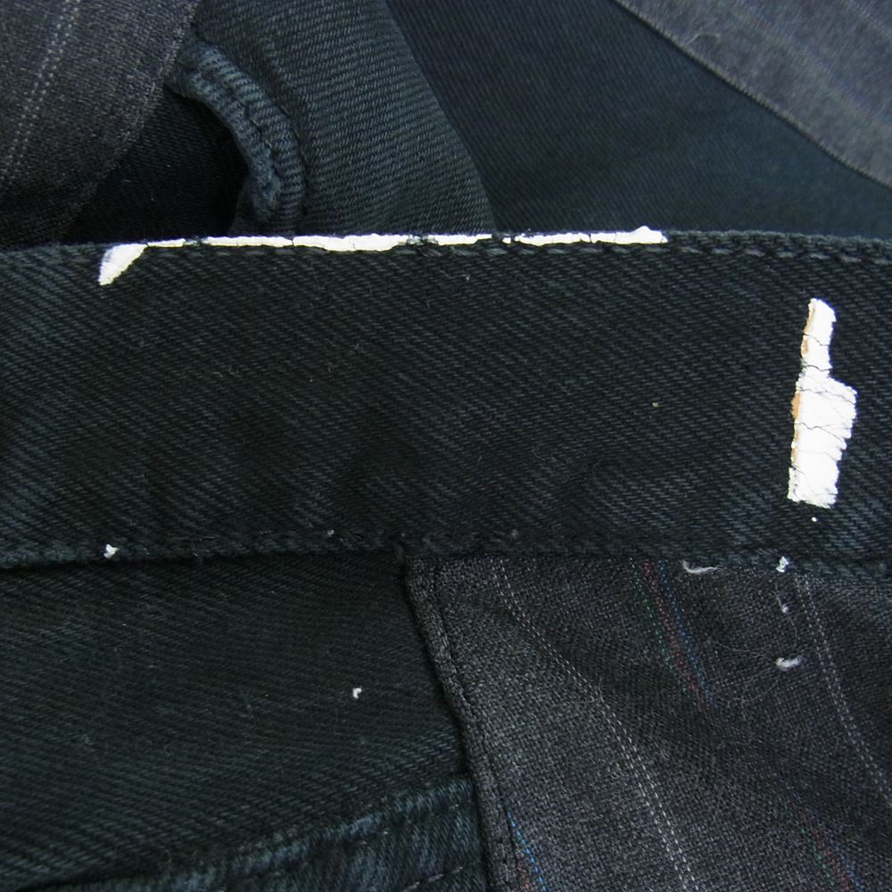 オールドパーク Levis リーバイス デニム 切替 デニム パンツ ブラック系 サイズ表記無【中古】