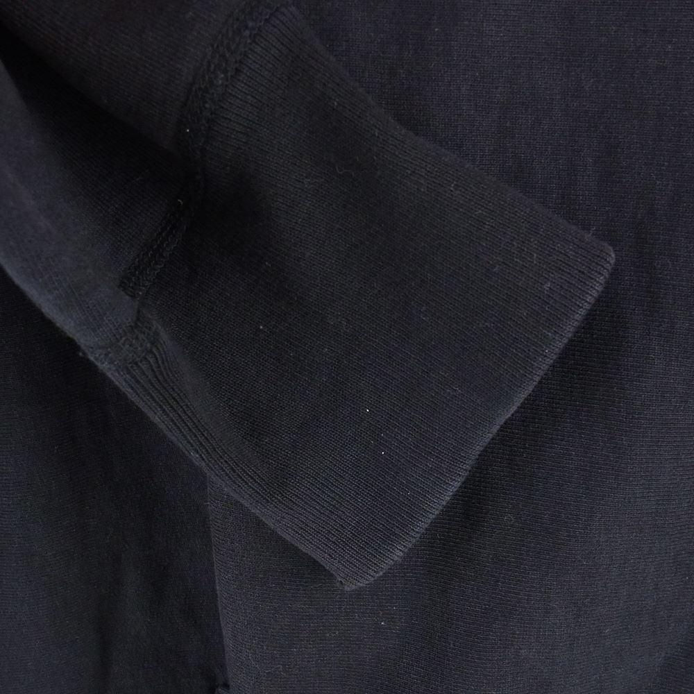 Supreme シュプリーム カナダ製 フード ロゴ プルオーバー パーカー ブラック系 L【中古】