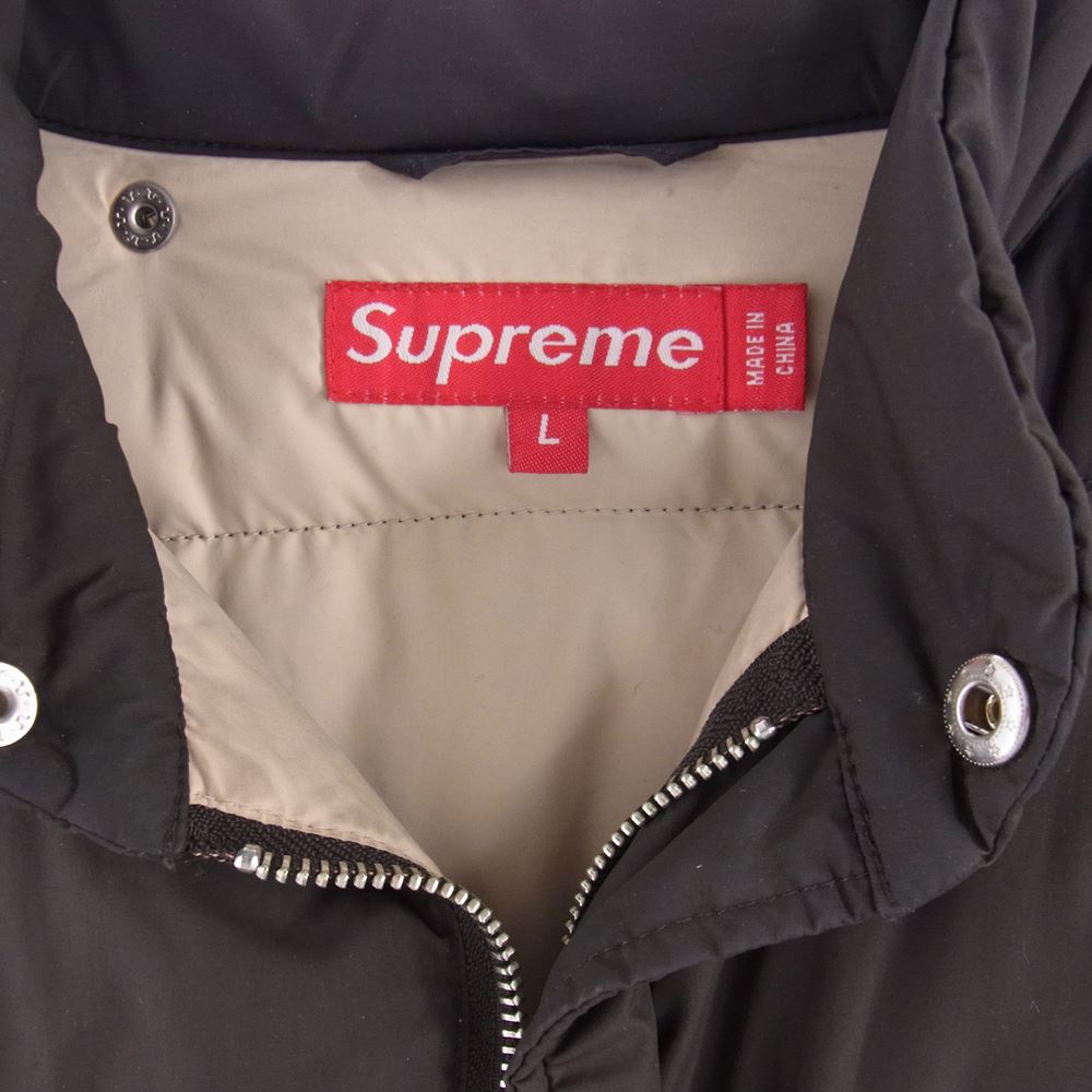 Supreme シュプリーム 90s 初期 Spiewak社製 ダウン ジャケット ブラウン系 L【中古】