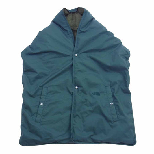 THE NORTH FACE ノースフェイス PURPLE LABEL パープルレーベル 2022年モデル NN8256N Lightweight Twill Mountain Down Cape ライトウェイトツイル リバーシブル マウンテン ダウンケープ グリーン系 F【中古】