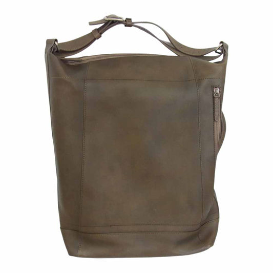 土屋鞄製造所 ビークル 3WAY レザー バックパック リュック ショルダーバッグ ブラウン系【中古】