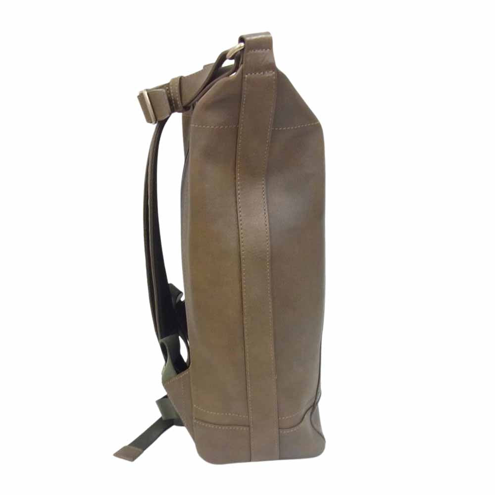 土屋鞄製造所 ビークル 3WAY レザー バックパック リュック ショルダーバッグ ブラウン系【中古】