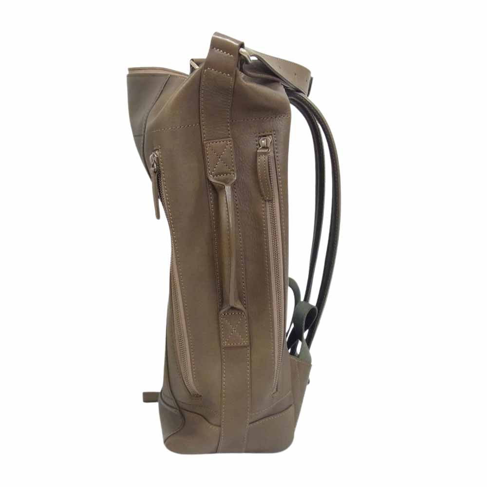 土屋鞄製造所 ビークル 3WAY レザー バックパック リュック ショルダーバッグ ブラウン系【中古】