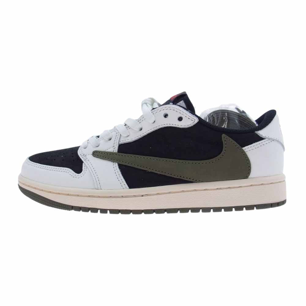 NIKE ナイキ DZ4137-106 Travis Scott トラヴィス スコット WMNS Air Jordan 1 Low OG ウィメンズ エアジョーダン1 ロー OG スニーカー ブラック系 ホワイト系 24cm【新古品】【未使用】【中古】