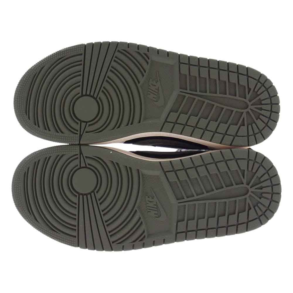 NIKE ナイキ DZ4137-106 Travis Scott トラヴィス スコット WMNS Air Jordan 1 Low OG ウィメンズ エアジョーダン1 ロー OG スニーカー ブラック系 ホワイト系 24cm【新古品】【未使用】【中古】