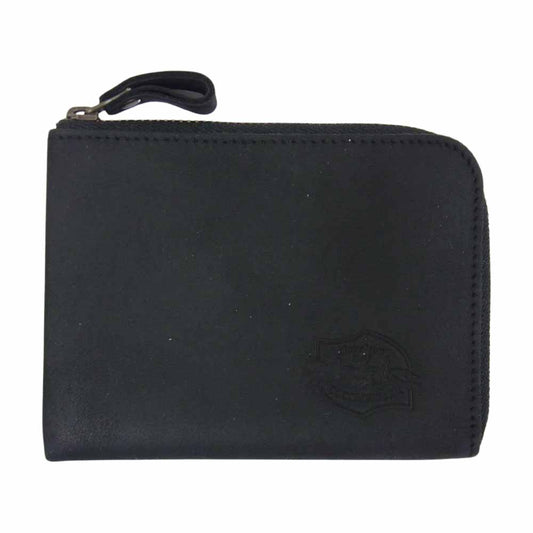 COCOMEISTER ココマイスター ナポレオンカーフ L字ファスナー コインケース ブラック系【中古】