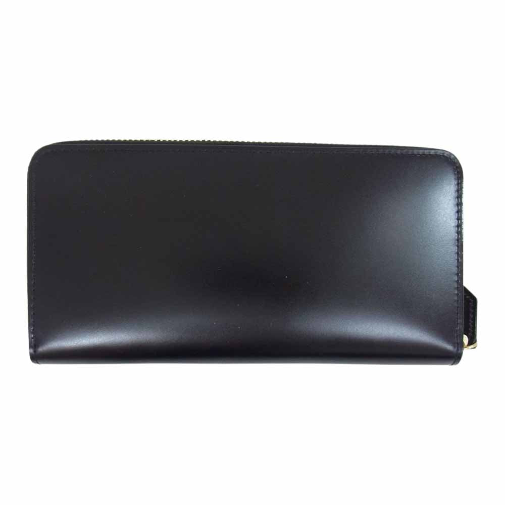 COCOMEISTER ココマイスター マイスターコードバン スカイスクレーパー ロングウォレット 長財布 ブラック系【美品】【中古】