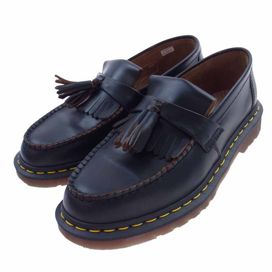 Dr.Martens ドクターマーチン 26891001 茶芯 英国製 MIE ADRIAN エイドリアン タッセル ローファー ブラック系 UK7【中古】