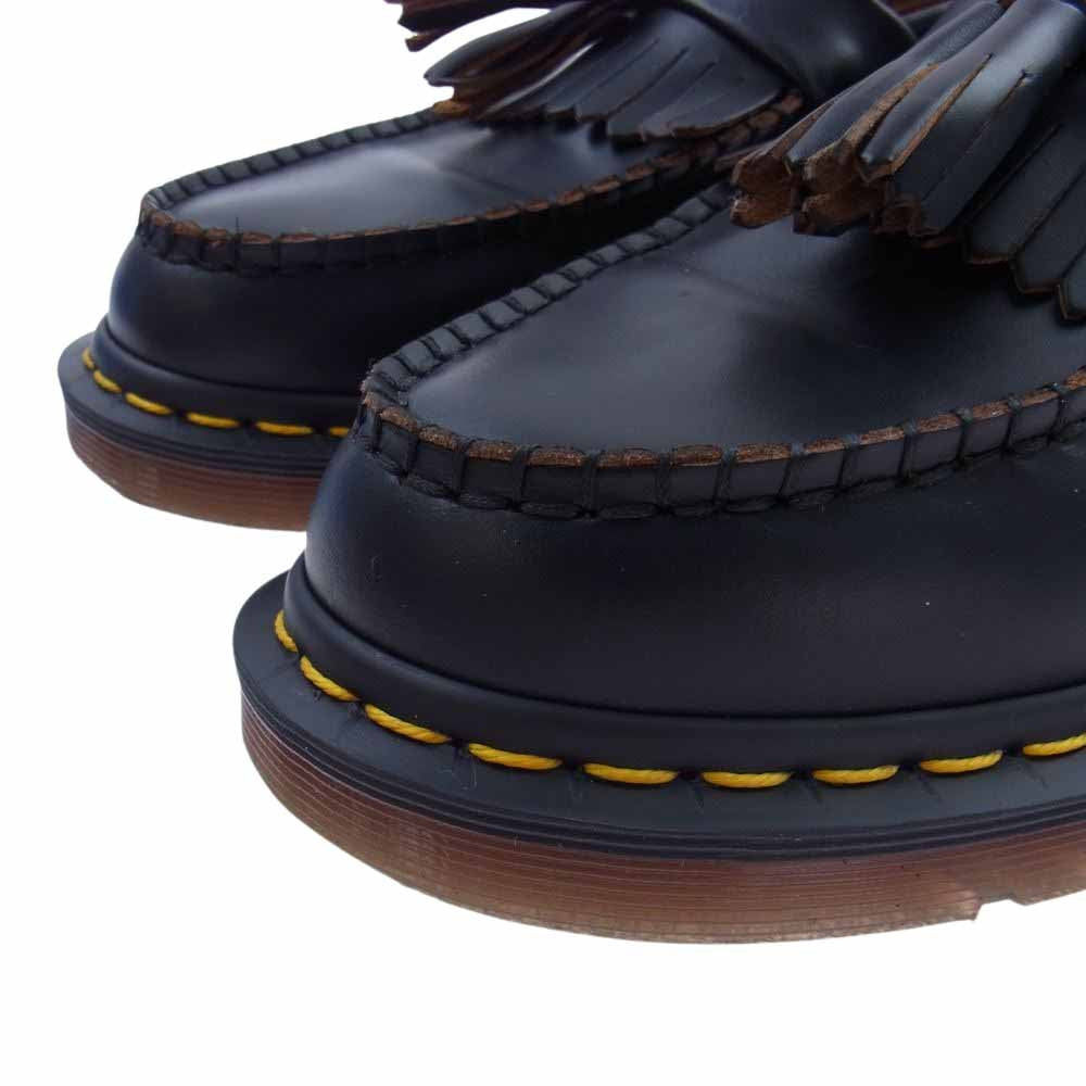 Dr.Martens ドクターマーチン 26891001 茶芯 英国製 MIE ADRIAN エイドリアン タッセル ローファー ブラック系 UK7【中古】