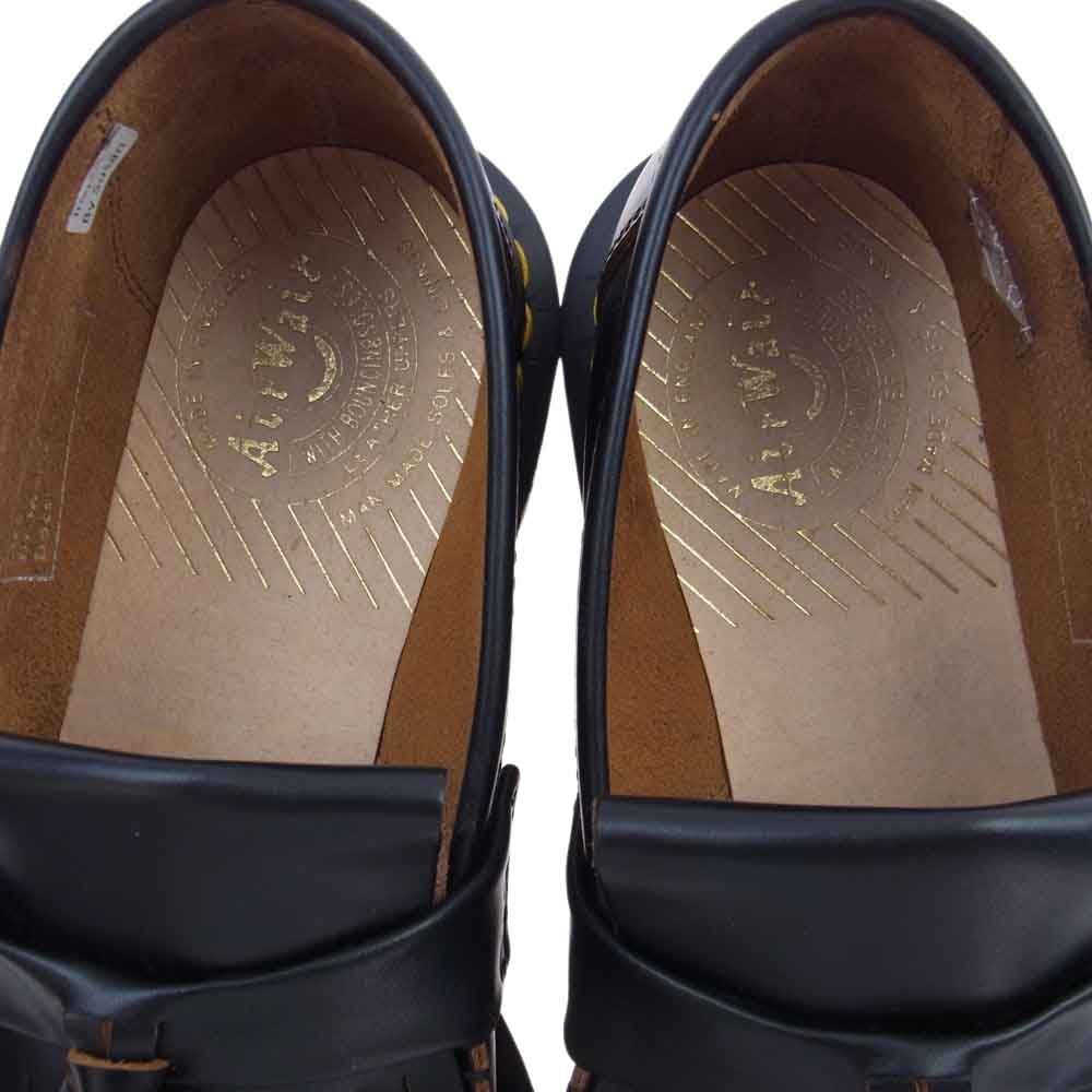 Dr.Martens ドクターマーチン 26891001 茶芯 英国製 MIE ADRIAN エイドリアン タッセル ローファー ブラック系 UK7【中古】