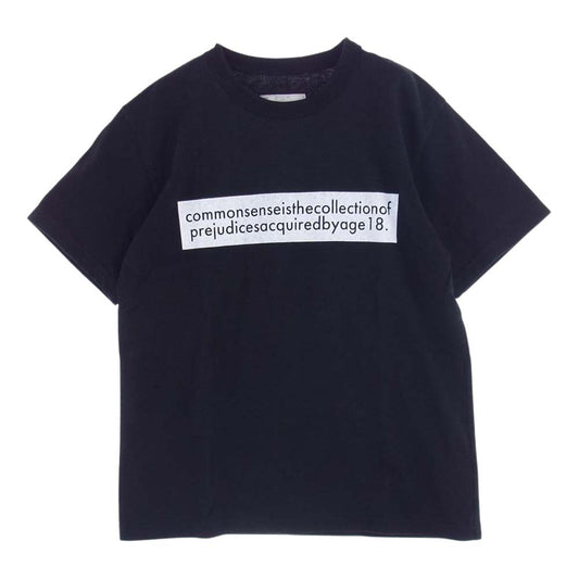 Sacai サカイ 20AW 20-0116S Graphic T-Shirt メッセージ グラフィック プリント 半袖 Tシャツ ブラック系 2【中古】
