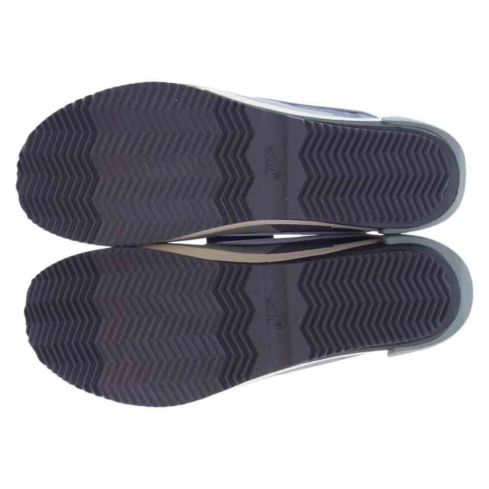 NIKE ナイキ DQ0581-001 × SACAI サカイ ZOOM CORTEZ SP ズーム コルテッツ ローカット スニーカー グレー系 27cm【新古品】【未使用】【中古】