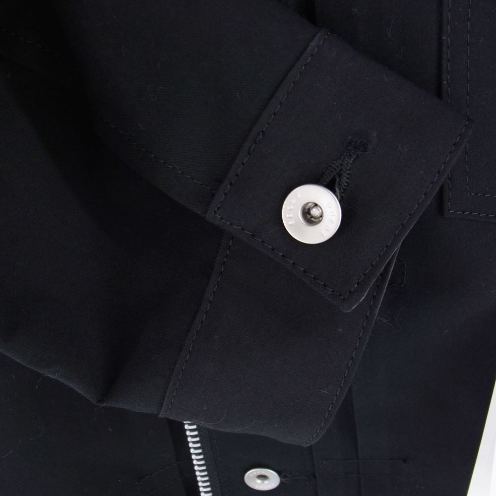Sacai サカイ 21AW 21-02565M KAWS カウズ Print Blouson ボンディング加工 サイドジップ プリント ブルゾン ジャケット ブラック系 001 2【美品】【中古】